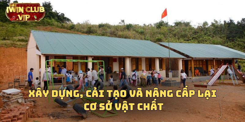 Xây dựng, cải tạo và nâng cấp lại cơ sở vật chất